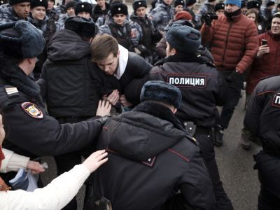 Митинг за свободу Рунета в марте 2019. Фото: Фото: Антон Карлинер / "Новая газета" Митинг за свободу Рунета в марте 2019. Фото: Фото: Антон Карлинер / "Новая газета"