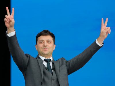 Владимир Зеленский, избранный президент Украины. Фото: АР Владимир Зеленский, избранный президент Украины. Фото: АР