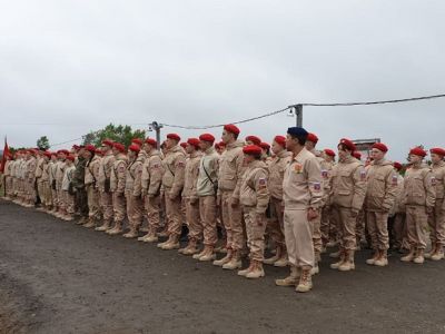 Юнармейцы на сборах. Фото: Сахалин.инфо Юнармейцы на сборах. Фото: Сахалин.инфо