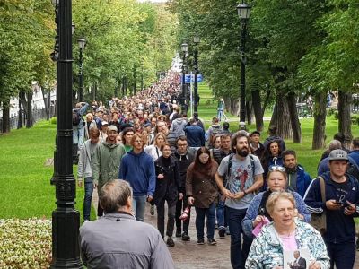 Акция в Москве 3 августа. Фото: rusmonitor.com Акция в Москве 3 августа. Фото: rusmonitor.com