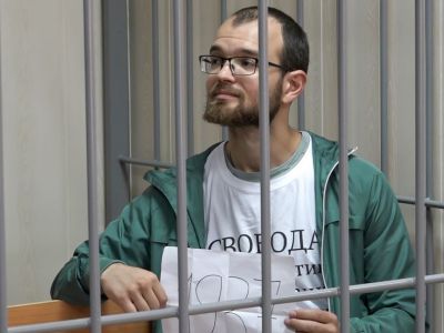 Алексей Миняйло в суде. Фото: AFP / Nikolay Korzhov Алексей Миняйло в суде. Фото: AFP / Nikolay Korzhov