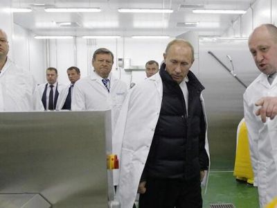 Владимир Путин и Евгений Пригожин. Фото: Sputnik Владимир Путин и Евгений Пригожин. Фото: Sputnik