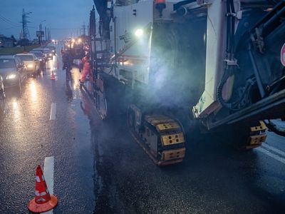 Замена асфальта на Можайском шоссе. Фото: odintsovo.info Замена асфальта на Можайском шоссе. Фото: odintsovo.info