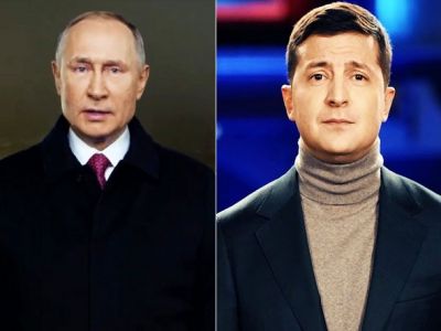 Новогодни обращения В.Путина и В.Зеленского. Источник: yakovenkoigor.blogspot.com Новогодни обращения В.Путина и В.Зеленского. Источник: yakovenkoigor.blogspot.com