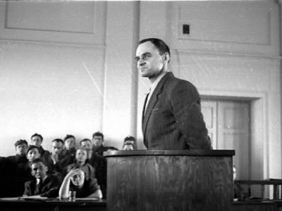 Витольд Пилецкий на суде, 1948 г. Источник: aillarionov.livejournal.com Витольд Пилецкий на суде, 1948 г. Источник: aillarionov.livejournal.com