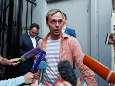 Иван Голунов после освобождения, июнь 2019 год. Фото: Shamil Zhumatov / Reuters Иван Голунов после освобождения, июнь 2019 год. Фото: Shamil Zhumatov / Reuters