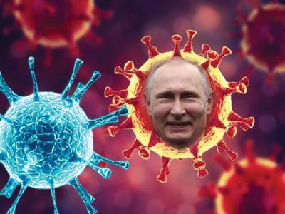 Путинавирус. Коллаж: Вадим Зайдман Путинавирус. Коллаж: Вадим Зайдман