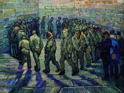 В.Ван Гог, "Прогулка заключенных" (фрагмент): artrue.ru В.Ван Гог, "Прогулка заключенных" (фрагмент): artrue.ru