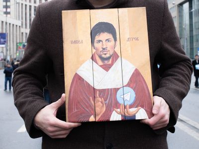 Павел Дуров и Telegram. Фото: Денис Каминев / RTVI Павел Дуров и Telegram. Фото: Денис Каминев / RTVI
