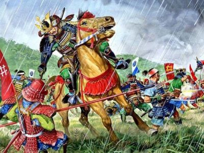 Самураи в битве при Сэкигахаре. Современная иллюстрация: samurai-illustrated.narod.ru Самураи в битве при Сэкигахаре. Современная иллюстрация: samurai-illustrated.narod.ru