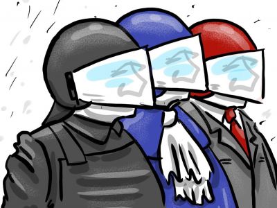 Запотевшее забрало власти. Карикатура А.Петренко: petrenko.uk Запотевшее забрало власти. Карикатура А.Петренко: petrenko.uk