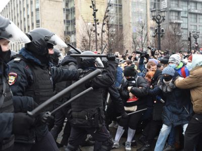 Акция протеста в Москве 23 января. Фото: Юрий Белят / "МБХ медиа" Акция протеста в Москве 23 января. Фото: Юрий Белят / "МБХ медиа"