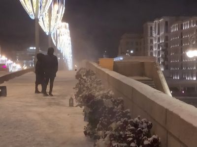 Немцов мост. 7 марта 2021 года. Фото: Карина Старостина Немцов мост. 7 марта 2021 года. Фото: Карина Старостина
