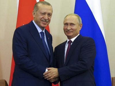 Реджеп Тайип Эрдоган и Владимир Путин. Фото: Агентство "Анадолу" Реджеп Тайип Эрдоган и Владимир Путин. Фото: Агентство "Анадолу"