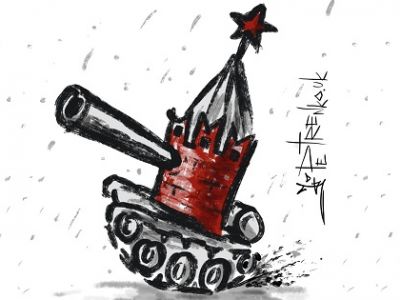 Бряцание кремлевским оружием. Карикатура А.Петренко: www.instagram.com/petrenkoandryi Бряцание кремлевским оружием. Карикатура А.Петренко: www.instagram.com/petrenkoandryi