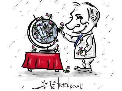 Есть у России граница, но нет границе конца.... Рисунок: Андрей Петренко. https://t.me/PetrenkoAndry Есть у России граница, но нет границе конца.... Рисунок: Андрей Петренко. https://t.me/PetrenkoAndry