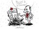ГУЛАГ - архипелаг. Рисунок: Андрей Петренко. https://t.me/PetrenkoAndry