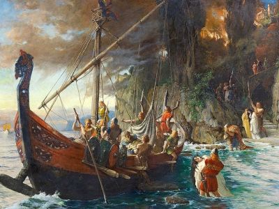Фердинанд Лике, "Набег викингов": ru.wikipedia.org Фердинанд Лике, "Набег викингов": ru.wikipedia.org