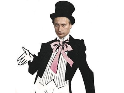 Путин-Хлестаков. Коллаж: В.Зайдман Путин-Хлестаков. Коллаж: В.Зайдман