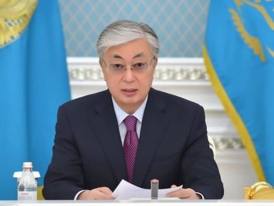 Выступление президента Казахстана Касыма-Жомарта Токаева, 4.01.22. Фото: t.me/ressentiment_channel Выступление президента Казахстана Касыма-Жомарта Токаева, 4.01.22. Фото: t.me/ressentiment_channel