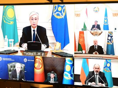Онлайн-совещание глав членов ОДКБ, 10.01.22. Фото: kremlin.ru Онлайн-совещание глав членов ОДКБ, 10.01.22. Фото: kremlin.ru