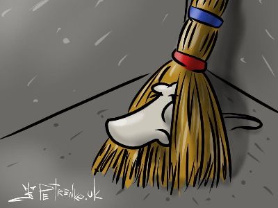 Пока в геополитика игрался, под веником остался... Карикатура А.Петренко: t.me/PetrenkoAndryi Пока в геополитика игрался, под веником остался... Карикатура А.Петренко: t.me/PetrenkoAndryi