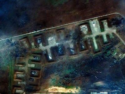 Спутниковый снимок аэродрома в Новофедоровке: t.me/bewareofthem Спутниковый снимок аэродрома в Новофедоровке: t.me/bewareofthem