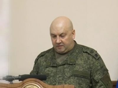 Доклад генерала Суровикина о Херсоне, 9.11.22. Скрин видео: t.me/uniannet Доклад генерала Суровикина о Херсоне, 9.11.22. Скрин видео: t.me/uniannet