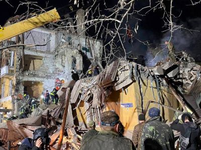 Последствия ракетного удара по Краматорску, 2.02.23. Фото: Радио Свобода Последствия ракетного удара по Краматорску, 2.02.23. Фото: Радио Свобода