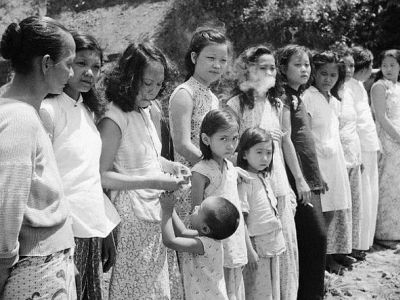 Освобожденные в 1945-м жительницы Малайзии, угнанные японцами на Андаманские о-ва в качестве "женщин для утех". Фото: en.wikipedia.org Освобожденные в 1945-м жительницы Малайзии, угнанные японцами на Андаманские о-ва в качестве "женщин для утех". Фото: en.wikipedia.org