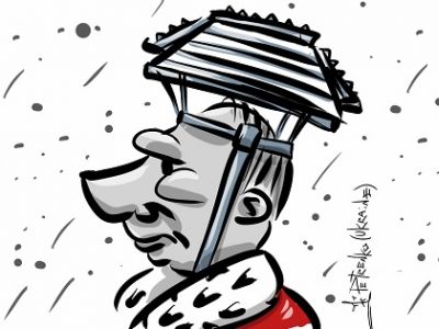 Новая корона: Путин с противодроновым устройством. Карикатура А.Петренко: t.me/PetrenkoAndryi Новая корона: Путин с противодроновым устройством. Карикатура А.Петренко: t.me/PetrenkoAndryi