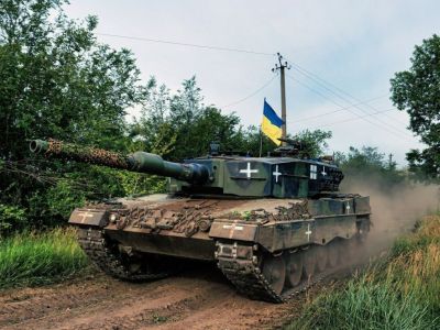 Танк "Leopard 2A4" ВСУ. Фото: WM.blood Танк "Leopard 2A4" ВСУ. Фото: WM.blood