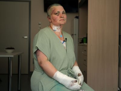 Елена Милашина в больнице, 5.07.23. Фото: "Новая газета" Елена Милашина в больнице, 5.07.23. Фото: "Новая газета"