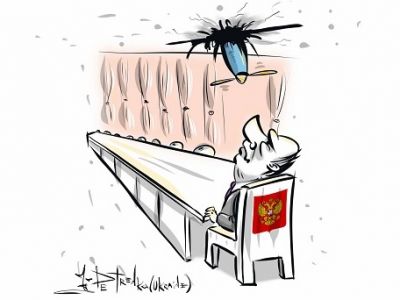 Путин и дроны. Карикатура: t.me/PetrenkoAndryi Путин и дроны. Карикатура: t.me/PetrenkoAndryi