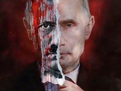 Плакат с Путина на акции протеста у посольства РФ в Латвии, 17.03.22. Фото: Toms Kalnins (EPA-EFE) Плакат с Путина на акции протеста у посольства РФ в Латвии, 17.03.22. Фото: Toms Kalnins (EPA-EFE)