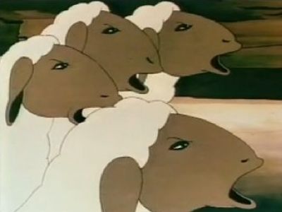 Овцы из мультфильма "Скотный двор" ("Звероферма") по Дж.Оруэллу (1954). Скрин: villainstournament.fandom.com Овцы из мультфильма "Скотный двор" ("Звероферма") по Дж.Оруэллу (1954). Скрин: villainstournament.fandom.com