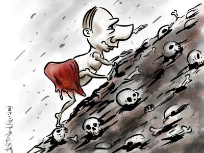 На пятый срок. Карикатура А.Петренко: t.me/PetrenkoAndryi На пятый срок. Карикатура А.Петренко: t.me/PetrenkoAndryi