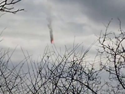 Сбитый российский самолет, 18.02.24. Скрин видео: t.me/arrowsmap Сбитый российский самолет, 18.02.24. Скрин видео: t.me/arrowsmap