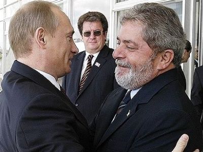 Владимир Путин и президент Бразилии Луис Лула да Силва. Фото: kremlin.ru Владимир Путин и президент Бразилии Луис Лула да Силва. Фото: kremlin.ru