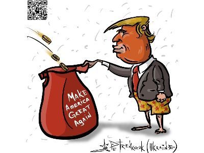 Может ли мошенник, лжец и банкрот сделать Америку снова Великой? Карикатура А.Петренко: t.me/PetrenkoAndryi Может ли мошенник, лжец и банкрот сделать Америку снова Великой? Карикатура А.Петренко: t.me/PetrenkoAndryi