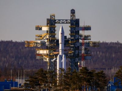 Ракета "Ангара-А5" на космодроме Восточный. Фото: t.me/egorovkot Ракета "Ангара-А5" на космодроме Восточный. Фото: t.me/egorovkot