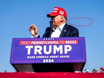 Момент покушения на Дональда Трампа. Фото: NY Times Момент покушения на Дональда Трампа. Фото: NY Times
